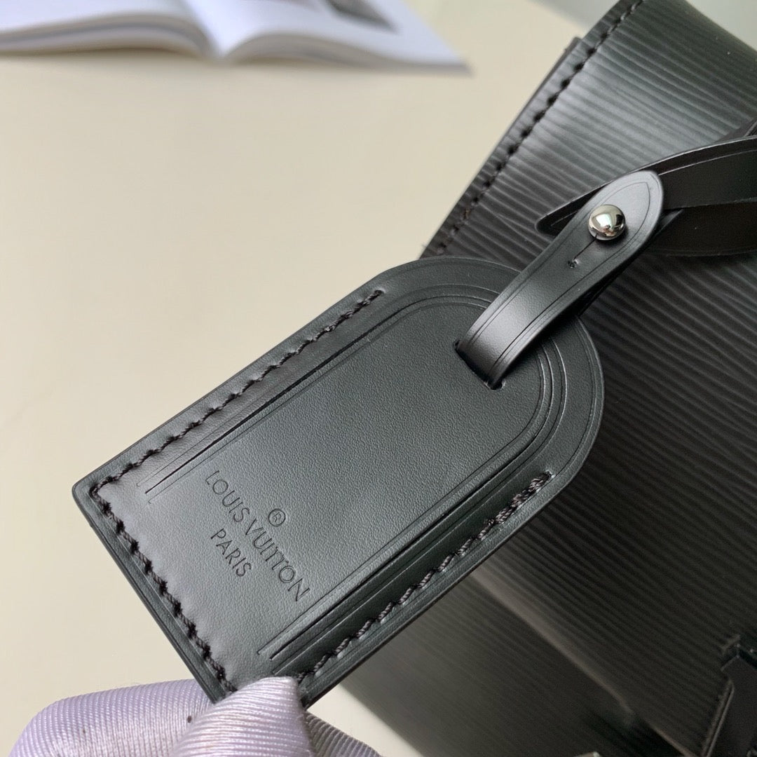 Louis Vuitton Epi Grenelle PM Handbag M53695 Black  26 x 20 x 12cm