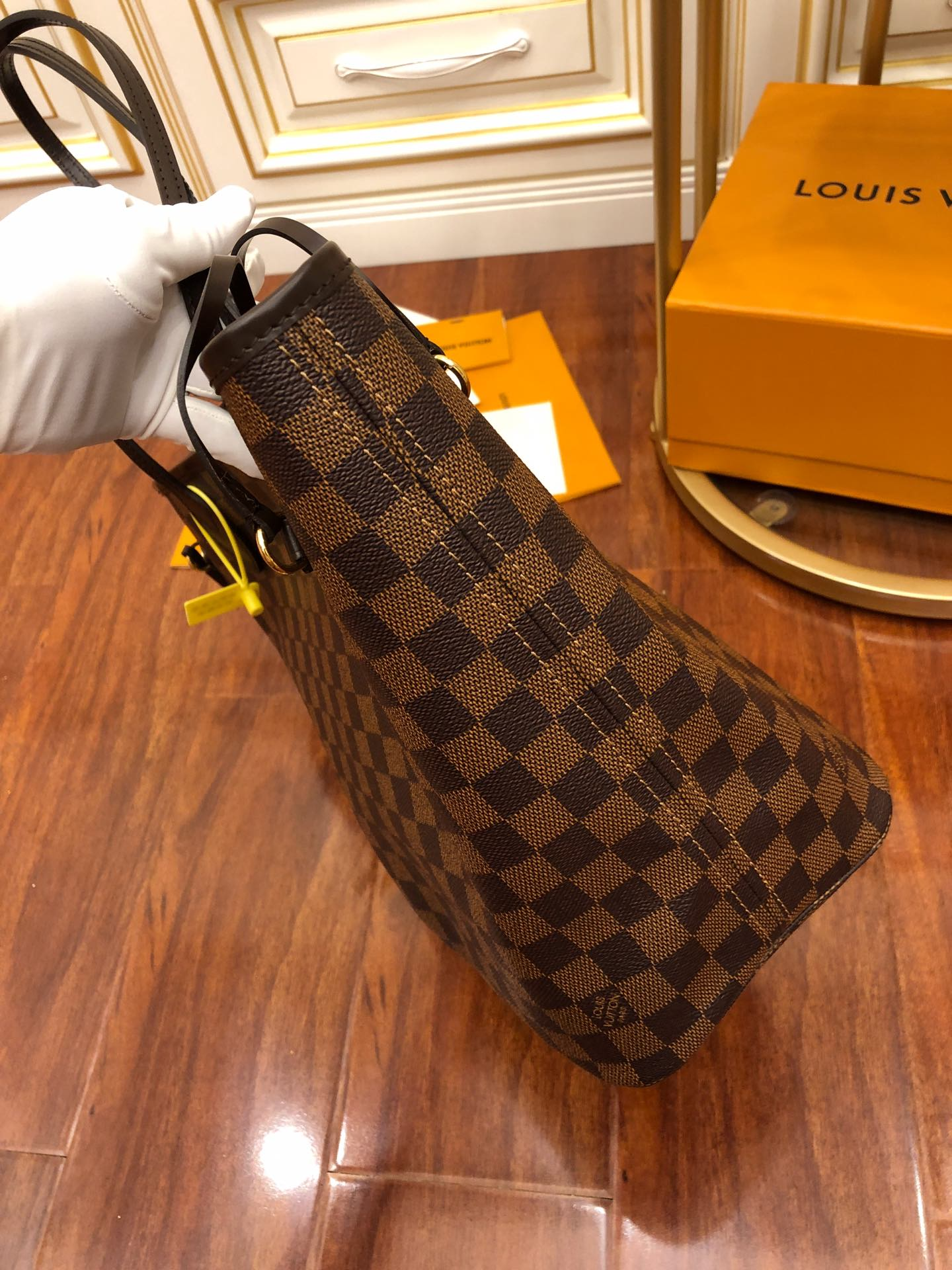 Louis Vuitton Ebene Monogram Leather Bag