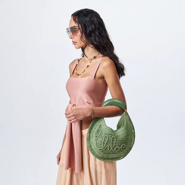 Chole Hot Summer Banana Bags Raffia