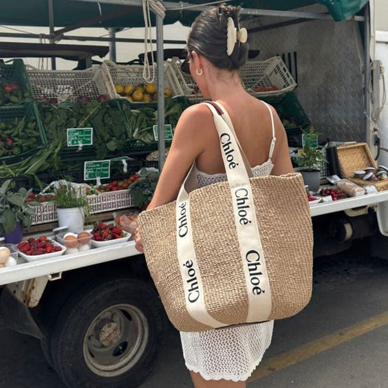 Chlo¨¦ Torba Woody Large Typu Basket Bag