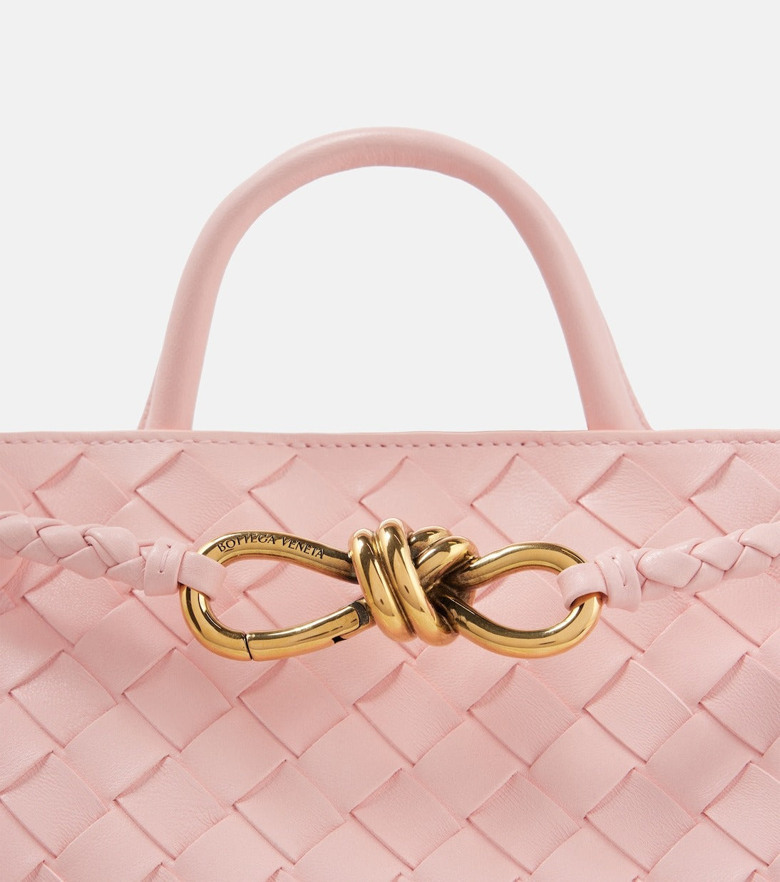 BOTTEGA VENETA Andiamo small intrecciato leather tote