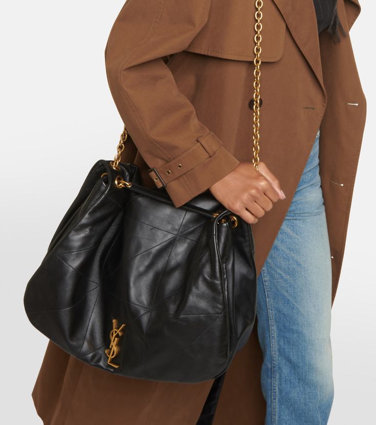 YSL SAINT LAURENT Chain Leather Shoulder Bag