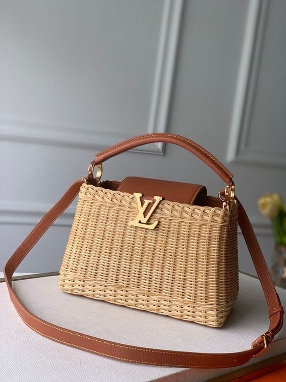 LV Raffia Constance Bag