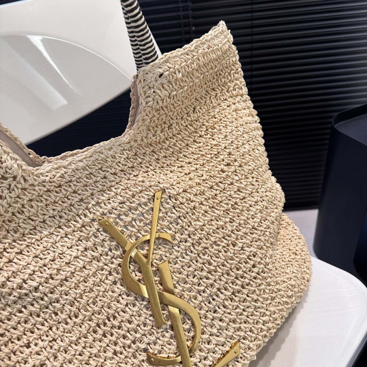 SAINT LAURENT YSL Raffia Bag